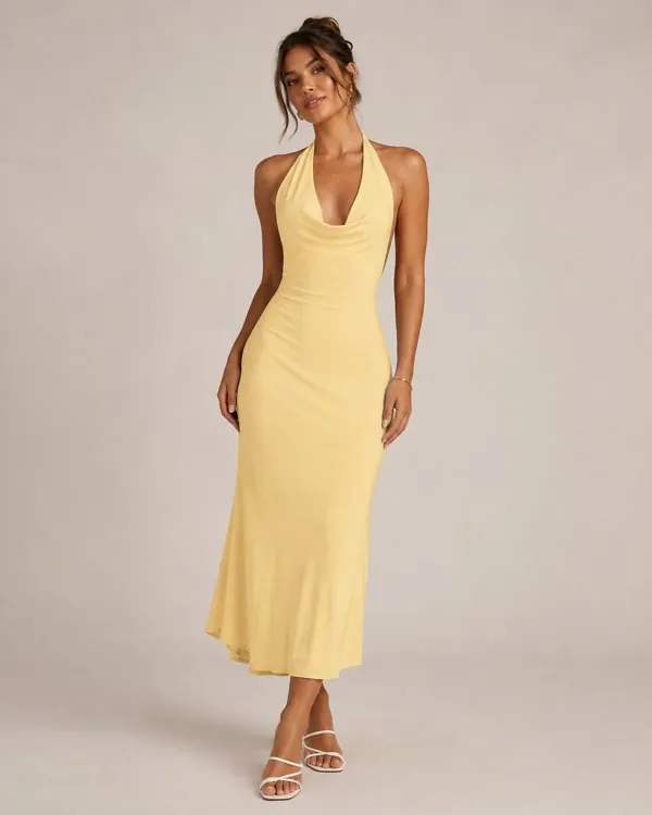 One-Shoulder Sequin Midi Dress Shanlinyang Apparel factory photo