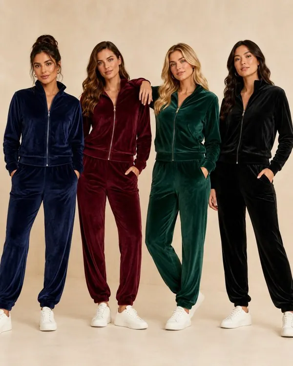 Thread-Knit Track Suit Shanlinyang Apparel factory photo